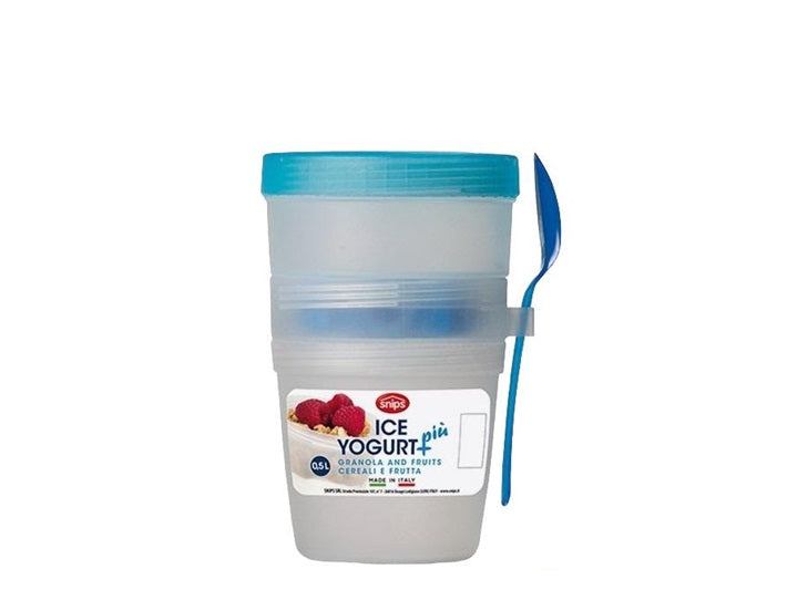 SET TAKE AWAY Contenitore Refrigerato Con Posate Da Trasporto Porta Yogurt  Snips EUR 17,90 - PicClick IT