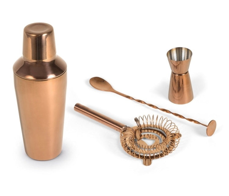 Set cocktail in acciaio inox effetto rame WD Lifestyle