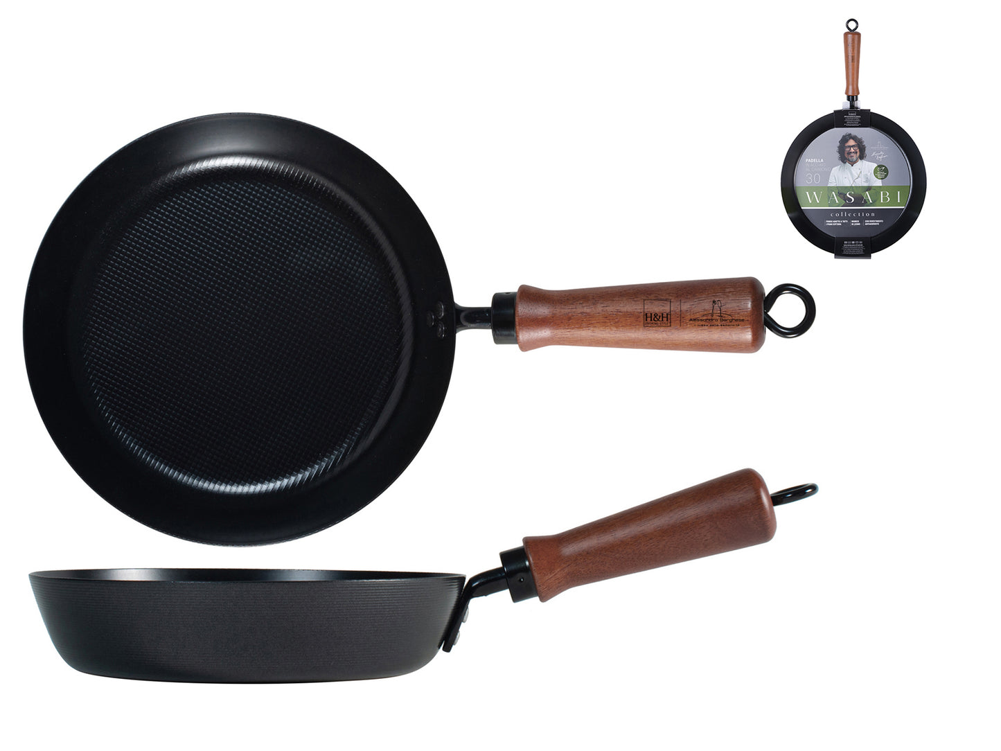 Wok Padella  Ø 30 Cm New H&H Life Style A.BORGHESE | Acquista su Un Amore di Casa Shop