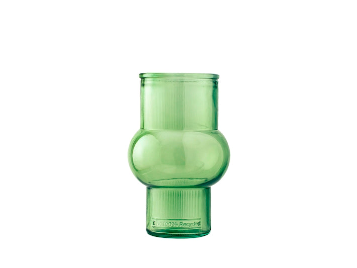 Vaso Javea in vetro riciclato colore Verde Oliva cm 17 H&H Life Style | Acquista su Un Amore di Casa Shop