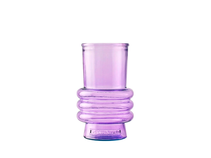 Vaso Altea in vetro riciclato colore Viola cm 17 H&H Life Style | Acquista su Un Amore di Casa Shop