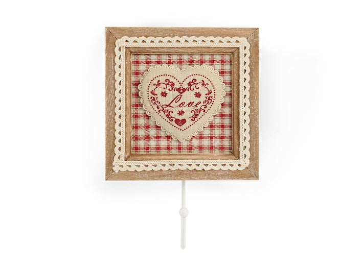 Appendino country love in legno cm 19x13 H&H | Acquista su Un Amore di Casa Shop