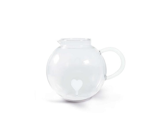 Brocca in vetro borosilicato Cuore lt 1,7 WD Lifestyle l Acquista su Un Amore di Casa Shop