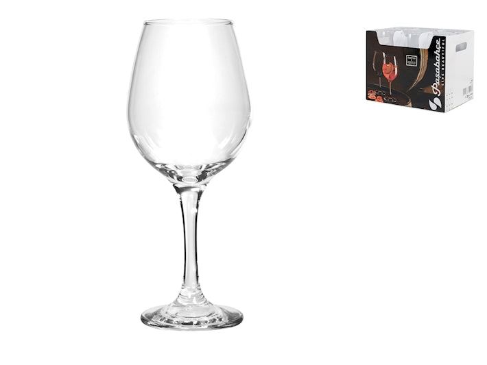 Set di Bicchieri da Vino Rosso/Spritz cl46 in Vetro Soda-lime ultra resistente. Questo set è ideale per dare un tocco di originalità alla vostra tavola con dei bicchieri da vino bianco dal design unico ed elegante che non passeranno sicuramente inosservati.  Colore: Trasparente Materiale: Vetro Soda-lime Capacità: 46 cl Lavabile in lavastoviglie PASABAHCE  | Acquista su Un Amore di Casa Shop