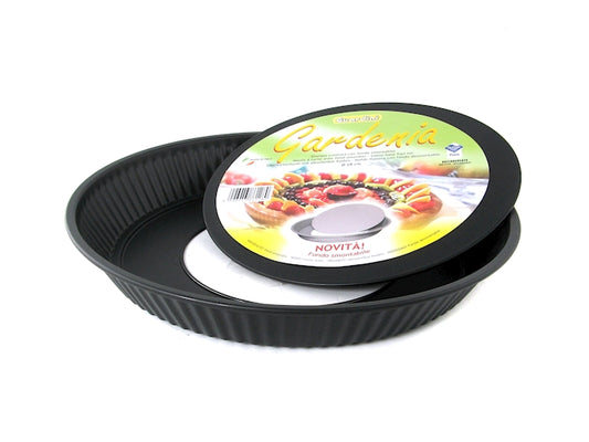 Set crostata gardenia in alluminio con rivestimento antiaderente con fondo mobile cm 28 Guardini  | Acquista su Un Amore di Casa Shop