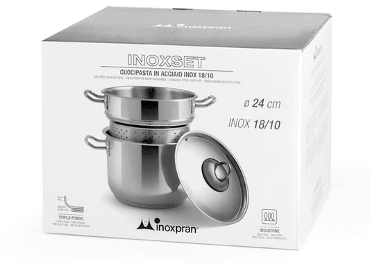 Cuocipasta Inoxboil C/CEST CM24 cop acciaio