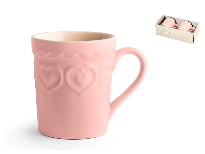 Cf 2 tazze Mug in stoneware fairy love H&H