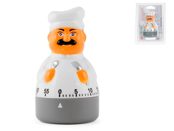 Timer cucina meccanico forma cuoco Home