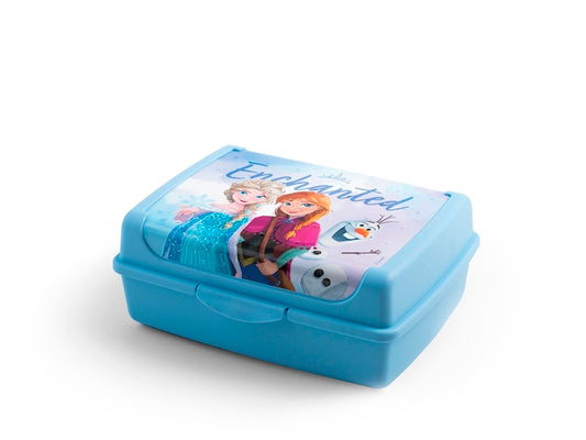 Porta merenda/pranzo PLP Frozen Disney in polipropilene decorato cm 17x13x6,5 h. lavabile in lavastoviglie Lulabi