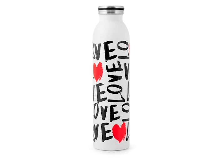 Bottiglia termica in acciaio inox 18/10 decoro Love lt 0,75 H&H | Acquista su Un Amore di Casa Shop