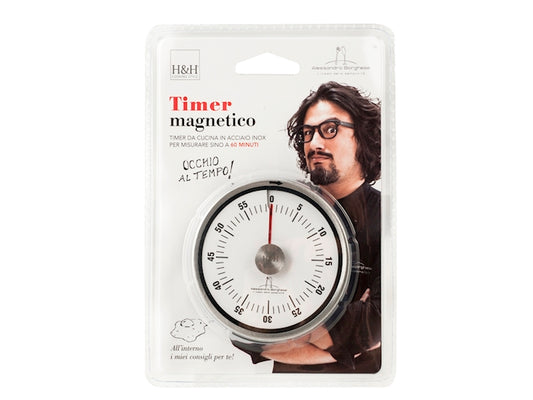 Timer cucina magnetico H&H & Alessandro Borghese - il lusso della semplicità