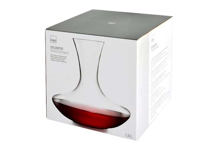 Decanter ambiente in vetro trasparente lt 1,5 H&H Lifestyle