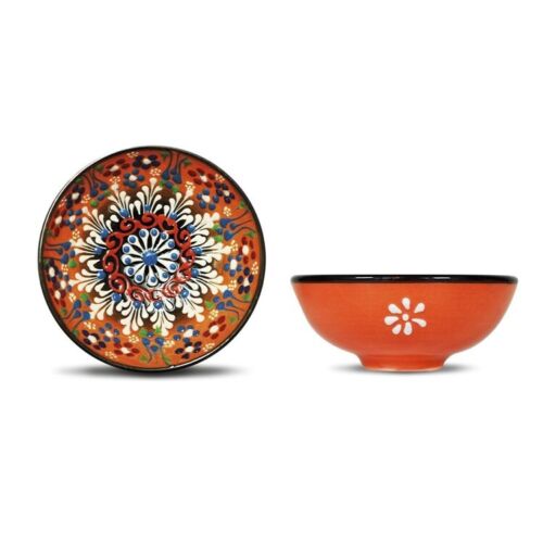 Set 6 Coppette in ceramica lavorata e decorata a mano ISTANBUL WD Lifestyle